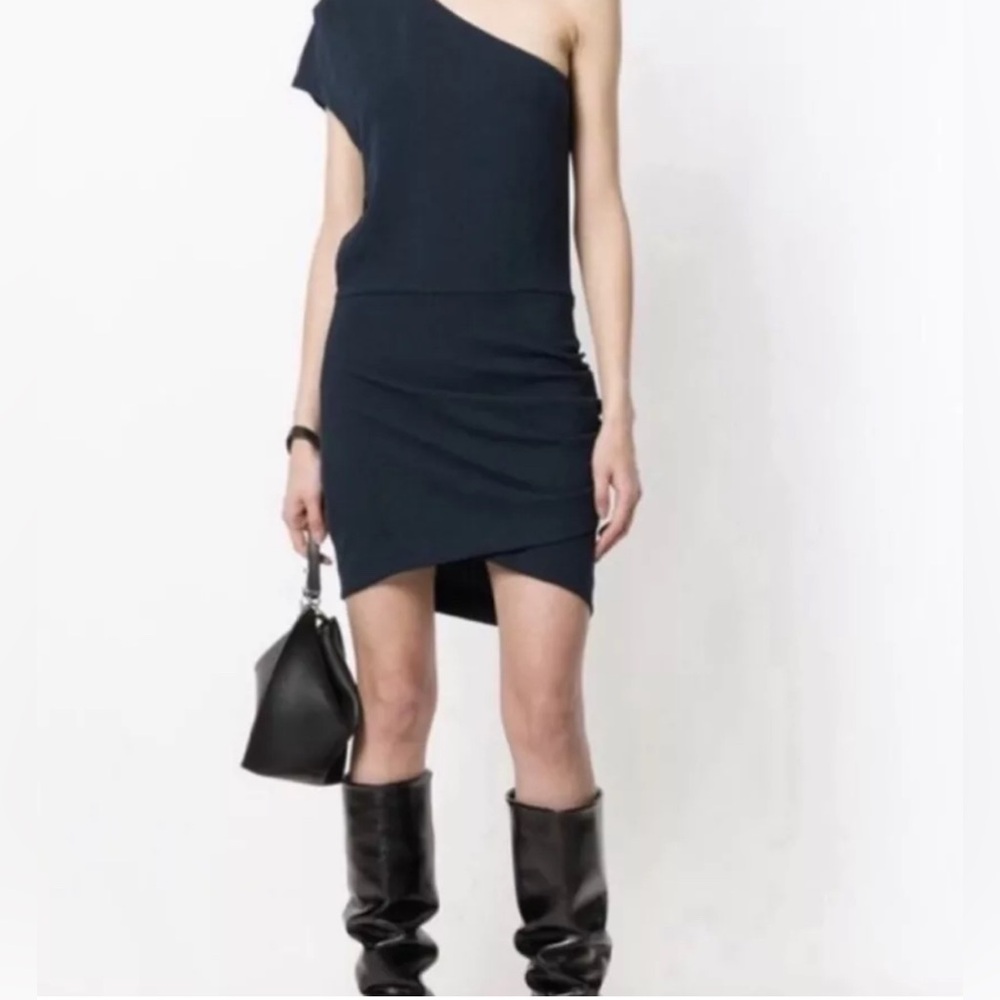 IRO Asymmetrical One Shoulder Sexy Cocktail Party Dress
